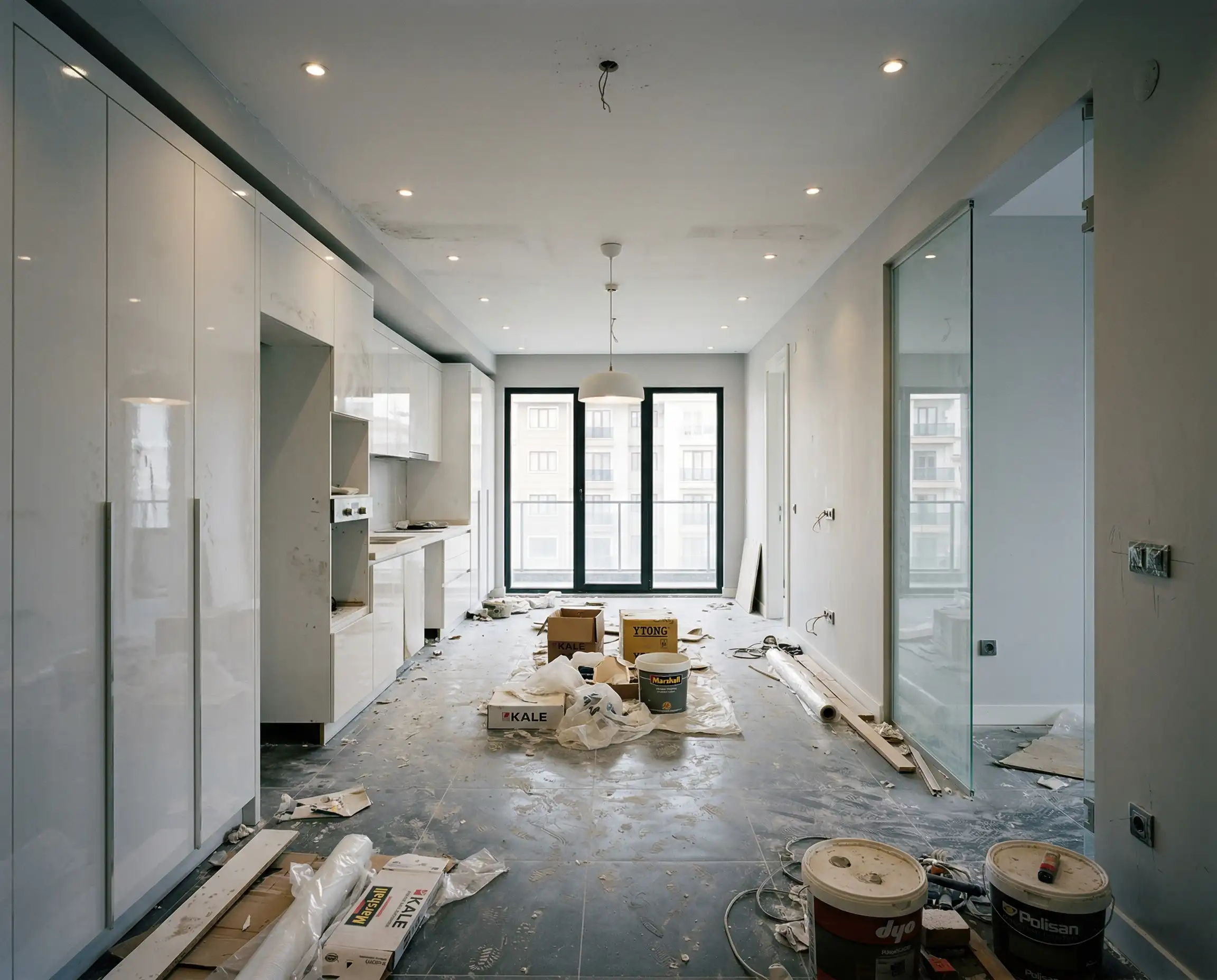 İnşaat Sonrası Temizlik öncesi görünümü